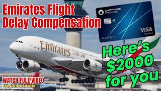 Emirates Flight Delay Compensation | Flight delay compensation rights you NEED to know