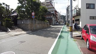 神戸兵庫区 熊野橋から夢野商店街を通って熊野神社まで歩き撮り