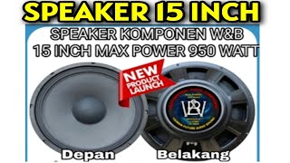 speaker 15 inch merk W&B