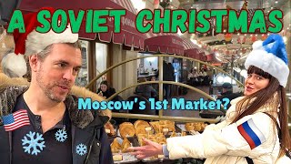 🇺🇸EXPAT American Tours a Historic Market!🎄Nostalgic Holidays of Red Square!​⁠🟥@annaglobaltravel 💃