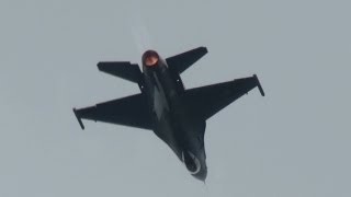 中華民國空軍　新竹基地 2012 F-16 戰機單機性能展示  Taiwan airforce F-16