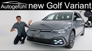 all-new VW Golf 8 Variant with Golf Alltrack REVIEW Exterior Interior - all-new estate 2021