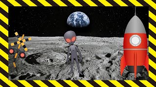 【踏切アニメ】宇宙旅行でふみきりカンカン♪ Railroad crossing to enjoy on space travel !!!!