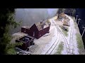 Sawmill and camp, N scale