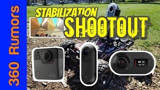 Insta360 ONE FlowState vs RYLO vs GoPro FUSION (2018): best 360 camera stabilization comparison