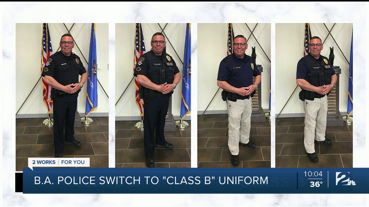 Broken Arrow Police Switch To "Class B" Uniforms - YouTube