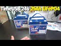 TimeUSB 24v 25Ah MAX LiFePO4 Battery