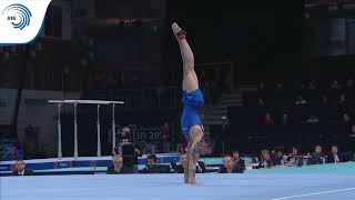 MAG 2022 Artistic gymnastics elements [B] endo roll to hdst. (slow-mo)