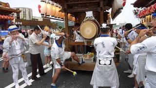 岩井の祭り・市部のお囃子（道の駅富楽里とみやまにて）