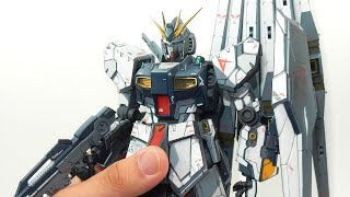 MGνガンダムver.Kaをイラスト風に塗装してみたらこれはもうイラスト