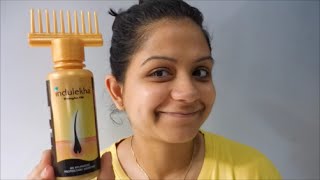 INDULEKHA BRINGHA OIL | SELFIE BOTTLE | FIRST IMPRESSION AND USE | KIARAHSA