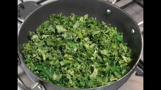 केल की सब्जी / Kale ki sabji / केल पत्ते की सब्जी