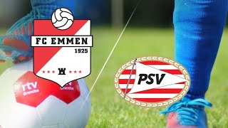 FC EMMEN VS PSV EINDHOVEN LIVE MET DE VOETBALCOMMENTATOR (#395)