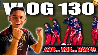 Supporting RCB for the FIRST TIME😍| RCB vs MI Semi Final🔥| Cricket Cardio Vlogs