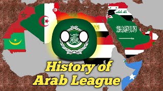 History of Arab League - Countryballs