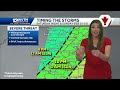 alabama tornado threat tracking severe storms with high winds heavy rain this weekend