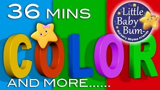 Color Songs | Learning Videos For Young Children | 36 Minutes from LBB!
