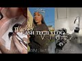 weekly vlog | lash tech vlog (unboxing, GRWM , chitchat , lash with me &more )