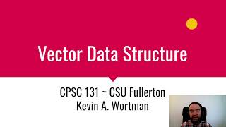 Vector Data Structure
