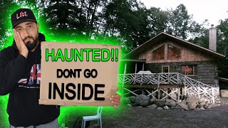 HAUNTED DEATH CABIN IN THE WOODS  UNSOLVED COLD CASE  (PARANORMAL ACTIVITY)