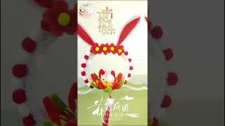 【扭扭棒】中秋兔子花灯040/Mid-Autumn festival rabbit lantern tutorial#diycrafts #handmade #midautumn #rabbit