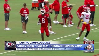 Kansas City Chiefs return to training camp after rest day