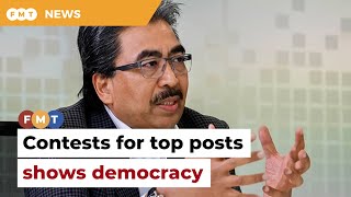 Contests for top posts will show Umno is democratic, says Johari