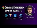 Tutorial: Chrome Extension Starter Template With Vite React TypeScript and Tailwind CSS