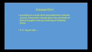 Astaxanthin and Eye Health