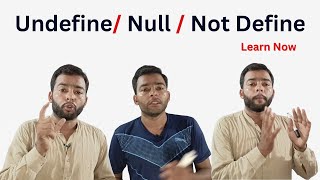 🚀 Undefined, Null, and Not Defined in JavaScript | JavaScript Tutorial for Beginners in Hindi #6