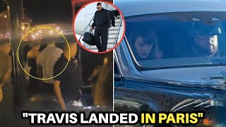 OMG! Taylor Swift's Motorcade Arrived at the PARIS Airport to Pick up Travis Kelce for Eras Tour