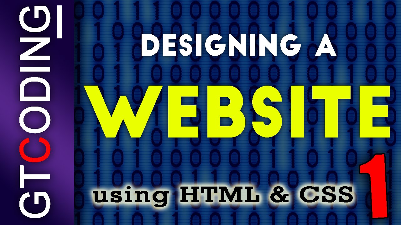 How To Quickly Create A Website Using HTML And CSS - YouTube