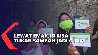 Lewat Emak.Id, Ibu Rumah Tangga di Lampung Tukar Sampah Jadi Cuan