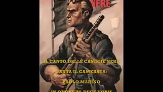 Paolo Marino - Camicie nere (ufficiale 2018) #CAMICIENERE #fascismo #duce #fascismo #squadristi