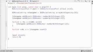 Objective C Programming Tutorial - 58 - Mutable Arrays