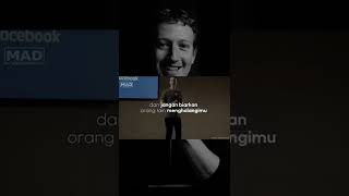 Tetap fokus dalam menjalankan sesuatu #markzuckerberg #markzuckerbergquotes