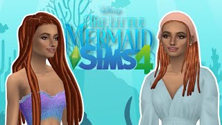 Ariel The Little Mermaid | Halle Bailey 🌊 | The Sims 4: Create a sim | Disney | CC + Links