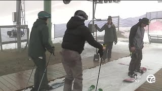 Local ski resorts still open amid unseasonably high temperatures, urge people to come out