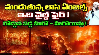 మండుతోన్న లాస్ ఏంజిల్స్  - ఇది వైల్డ్ ఫైర్ - రోడ్డున పడ్డ హీరో - హీరోఇన్లు ! || Br Siraj