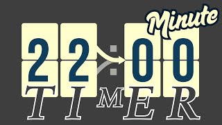 22‑Minute Countdown Timer | Focus Timer | Pomodoro Work & Study Timer