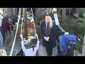 niagara residents built a life sized pirate ship outside of their home to celebrate halloween