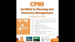 APICS Certified in Planning and Inventory Management