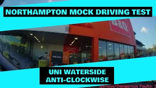 Northampton Mock Driving Test - Uni Waterside Anti-Clockwise - Sign Following