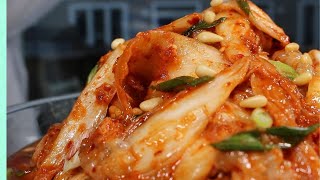 맛김치 만들기 문어 감 김치 해외현지재료로 깊고 풍부한맛 How to make Kimchi with local ingredients