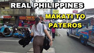 MAKATI to PATEROS | Quick Walking Tour Experience | Manila Philippines (4K HD)