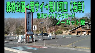 ｻｲｸﾘﾝｸﾞ 荒サイ（武蔵丘陵森林公園→荒川河口右岸　ノーカット版2021.1.30　89ｋｍ）