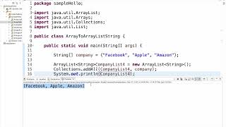 #shorts Java Convert Array to ArrayList - 4