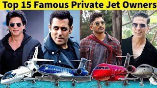 Top Famous Private Jet Owners In India | Shahrukh Khan, Allu Arjun, Prabhas,Akshay Kumar,Ram Charan