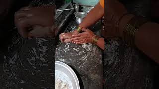 my mom making Bhakari माझी आई भाकरी बनवताना #shorts #bhakari #my_first_vlog #shortvideo