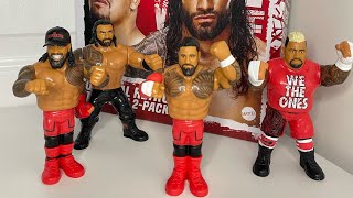 Unboxing the new Bloodline WWE Mattel retro figures